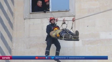 Deprem ve yangın tatbikatı yapıldı