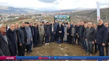 Depremde hayatını kaybedenler i&ccedil;in zeytin fidanları dikildi
