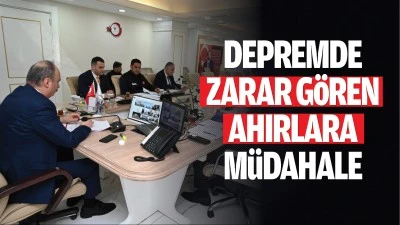 Depremde zarar g&ouml;ren ahırlara m&uuml;dahale&hellip;