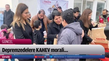 Depremzedelere KAHEV morali&hellip;