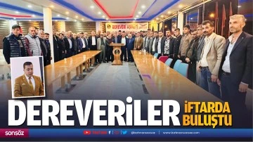 Dereveriler iftarda buluştu