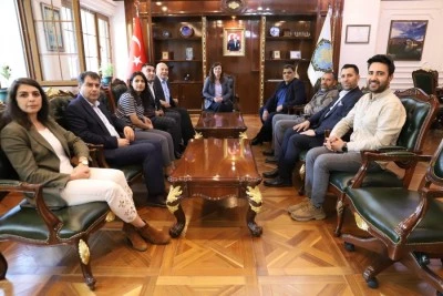Dernek başkanlarından B&uuml;y&uuml;kşehir Belediyesine ziyaret
