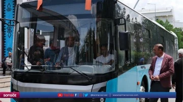 Dersim Belediyesi&rsquo;ne otob&uuml;s tahsis etti