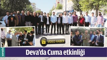 DEVA&rsquo;DA CUMA ETKİNLİĞİ