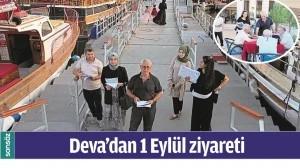 DEVA&rsquo;DAN 1 EYL&Uuml;L ZİYARETİ