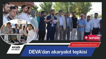DEVA'dan akaryakıt tepkisi 