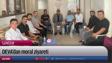 DEVA&rsquo;dan moral ziyareti