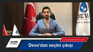 Deva&rsquo;dan se&ccedil;im &ccedil;ıkışı