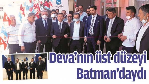 DEVA&rsquo;NIN &Uuml;ST D&Uuml;ZEYİ BATMAN&rsquo;DAYDI