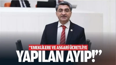 DEVA Partili Ekmen &ldquo;Emeklilere ve asgari &uuml;cretliye yapılan ayıp!&rdquo;
