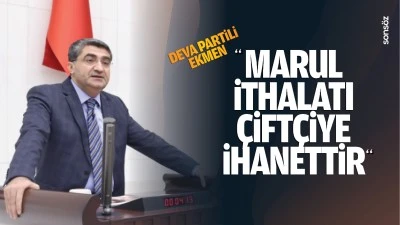 DEVA Partili Ekmen: &ldquo; Marul ithalatı &ccedil;ift&ccedil;iye ihanettir&rdquo;