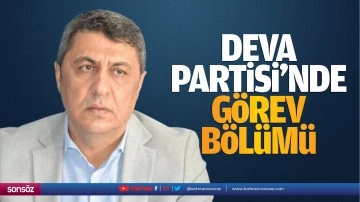 Deva Partisi&rsquo;nde g&ouml;rev b&ouml;l&uuml;m&uuml;&hellip;
