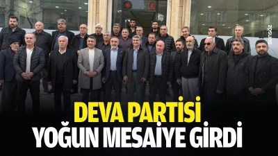 DEVA Partisi, yoğun mesaiye girdi
