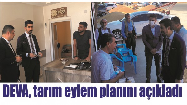 DEVA, TARIM EYLEM PLANINI A&Ccedil;IKLADI