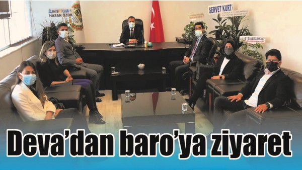 DEVA&rsquo;DAN BARO&rsquo;YA ZİYARET