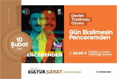 Devlet tiyatroları Batman&rsquo;da perde a&ccedil;ıyor
