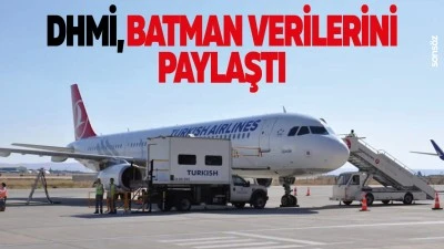 DHMİ, Batman verilerini paylaştı