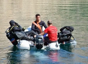 Dicle Barajı&rsquo;nda arama kurtarma tatbikatı