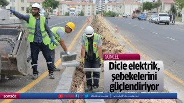 Dicle elektrik, şebekelerini g&uuml;&ccedil;lendiriyor