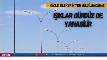 Dicle Elektrik'ten bilgilendirme