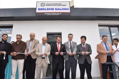 Dicle &Uuml;niversitesi Hastanesinde bekleme salonları hizmete a&ccedil;ıldı