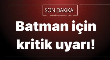 Dikkat! Batman i&ccedil;in kritik uyarı...
