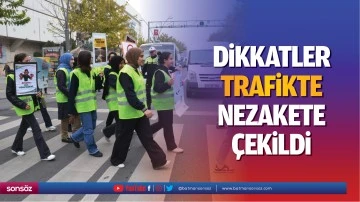 Dikkatler trafikte nezakete &ccedil;ekildi