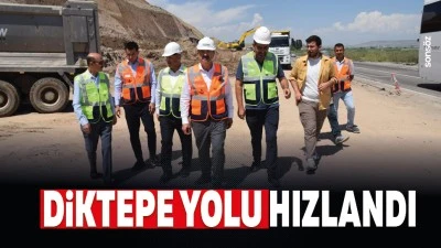 Diktepe yolu hızlandı