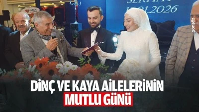 Din&ccedil; ve Kaya ailelerinin mutlu g&uuml;n&uuml;