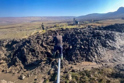 DİSKİ, 650 n&uuml;fuslu 2 mezranın su sorununu &ccedil;&ouml;zd&uuml;