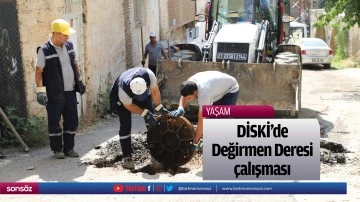 DİSKİ&rsquo;de Değirmen Deresi &ccedil;alışması