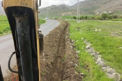 DİSKİ, Dicle ve Hani&rsquo;de kırsal mahallelerin i&ccedil;me suyu hattını genişletti