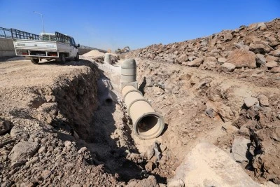 DİSKİ, Şehir Hastanesinin altyapı ağını inşa ediyor