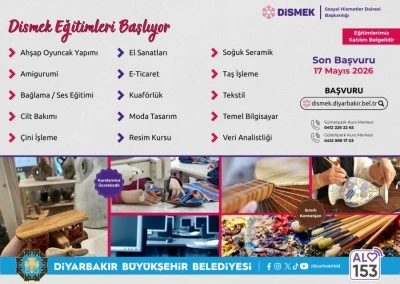 DİSMEK&rsquo;ten 15 yeni kurs