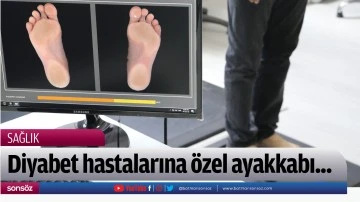 Diyabet hastalarına &ouml;zel ayakkabı...