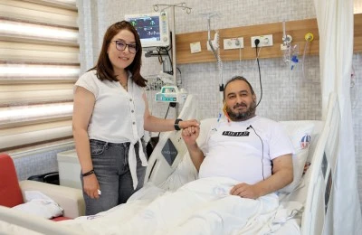 Diyalizle başlayan aşkta nakil mutluluğu