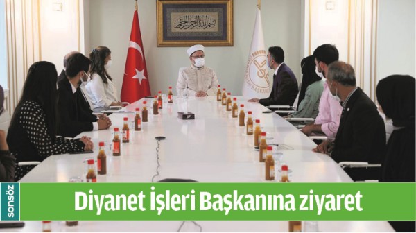 DİYANET İŞLERİ BAŞKANINA ZİYARET