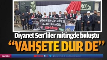 Diyanet Sen&rsquo;liler mitingde buluştu