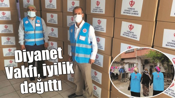 DİYANET VAKFI, İYİLİK DAĞITTI