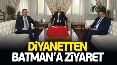 Diyanetten Batman&rsquo;a ziyaret