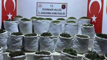 Diyarbakır'da 783 kilogram esrar ele geçirildi
