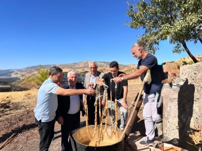 Diyarbakır'da bağ bozumu etkinliği d&uuml;zenlendi