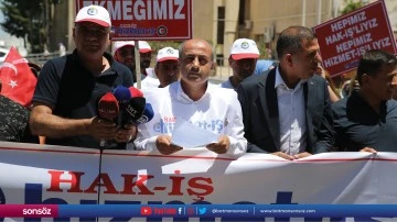 Diyarbakır'da bazı belediyelerde işten &ccedil;ıkarmalara tepki