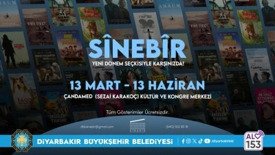 Diyarbakır&rsquo;da hafta sonları sinemayla ge&ccedil;ecek