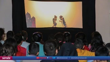 Diyarbakır'da "Hacivat ve Karag&ouml;z" g&ouml;lge oyunu g&ouml;sterisi sunuldu