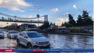 Diyarbakır'da sağanak etkili oldu