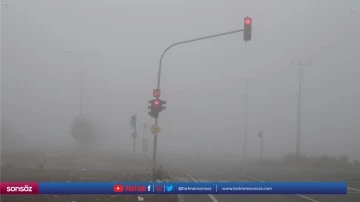 Diyarbakır'da sis etkili oldu