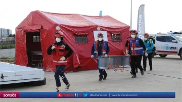 Diyarbakır'da UMKE yılın ilk tatbikatını ger&ccedil;ekleştirdi