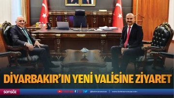 Diyarbakır&rsquo;ın yeni valisine ziyaret