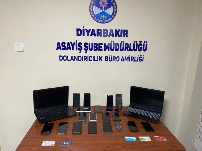 Diyarbakır merkezli dolandırıcılık operasyonunda 15 ş&uuml;pheli tutuklandı